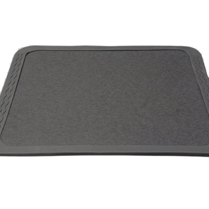 DRINKPOD Stone Bath Mat Diatomaceous Earth Shower Mat Non-Slip Super Absorbent Bathroom Floor Mat Quick Drying Natural 16x12 (Grey)