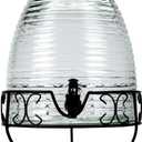 Core 2.4 Gallon Glass Beverage Dispenser with Metal Stand