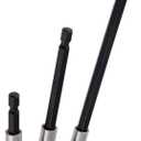 Hex handle 6.35mm quick release self-locking post extension rods screw extension bar