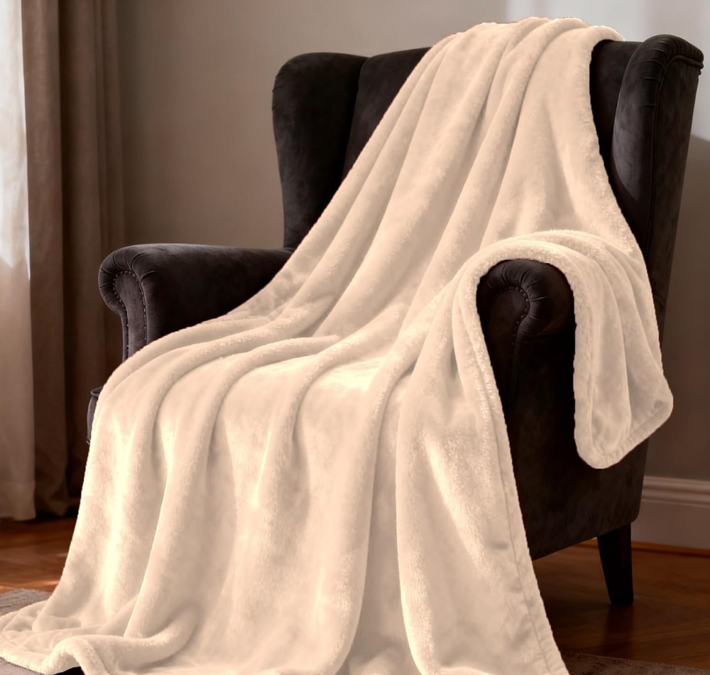 Blanket 220×220cm, 
Soft/Warm/Lightweight Warm Polar Fleece Blanket Wrinkle-free For Spring/Autumn