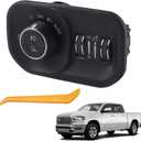 68156061AD Headlight Fog Light Headlamp Switch Control Assembly Compatible with 2019-2024 Ram 2500 3500 2019-2025 Ram 1500 Replaces 68156061AB 68156061AC