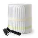 Stair Anti-Slip Nosing Clear Glow in Dark 15 Pcs Self Adhesive Step Edge Trim for Indoor Outdoor(10x61cm/4x24in)