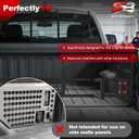 Truck Bed Divider Compatible with Ford F150 Accessories 2015-2023 | Truck Bed Organizer, Cargo Organizer Panel, Aluminum Alloy Luggage Divider Cargo Manager