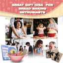 Cream Pink Sourdough Bread Baking Set - Guard Basket, Proofing Basket & Bowl