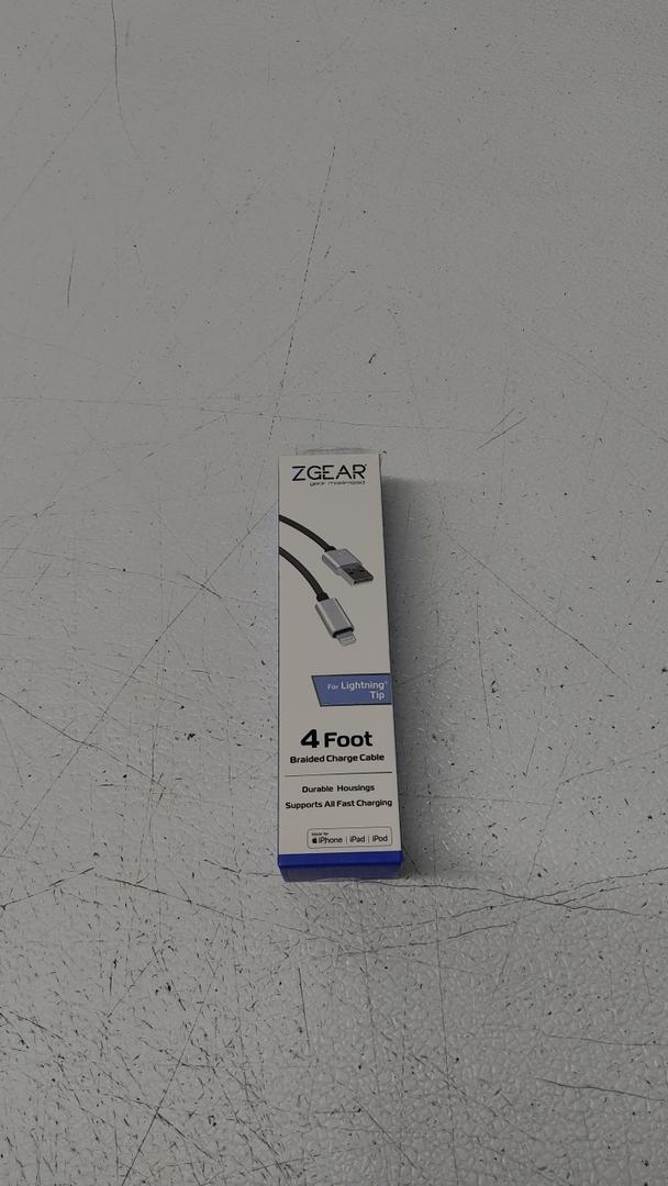 ZGear 4-foot Braided Charge Cable for Lightning tip