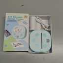 Sticker Printer, PrintPods Mini Printer, Bluetooth Portable Sticker Maker with 3 Rolls Paper, Print Pod Inkless Thermal Printer for iPhone, Impresora Porttil for Notes, Journal, DIY, Kids Gift