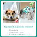 Dog Surgery Recovery Suit,Female Male Dog Onesie for Spay Neuter,Substitute E-Collar & Cone,Anti-Licking Breathable Onesie for Small Medium Large Dogs,Dinosaur XL