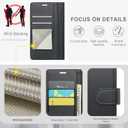 Wallet Case for Samsung Galaxy S26 Ultra 6.9", RFID Blocking Credit Card Holder, PU Leather Folio Flip Kickstand Protective Shockproof Cover for Galaxy S26 Ultra (Black, Samsung Galaxy S26 Ultra)