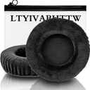 Replacement Ear Pads Compatible with HD668B, SR850s, HARX700 HARX900, K240, ATH-AD1000X, HD7, Fidelio X2 HR Headphone (Velvet Black)