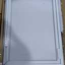 1 Pcs 24 x 66 Inches Door Blinds for Raised Frame Window with Single Glass Panels Inner Frame White Entry Door Blind Shade Window Glass Insert for Home Indoor Easy to Install Use Maintain