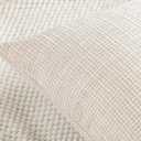 OTOSTAR Linen Throw Pillow Covers Set of 2 Decorative Square Pillowcases Cushion Covers 20x20 Inch for Home Decor Sofa Bedroom Car 50 x 50CM Beige