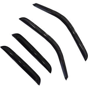 Window Visors Rain Guards Deflectors - 4-Pack Side Window Deflector Vent Shade for Car Windows Tape-On Outside Mount Acrylic Sun Rain Guard Replacement for Silverado Sierra Extended Cab 1999-2006
