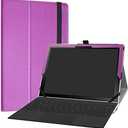 LiuShan Compatible with Galaxy Book2 12 Tablet Case,LiuShan PU Leather Slim Folding Stand Cover for Samsung Galaxy Book2 12 SM-W737AZSBATT 12.0" Android Tablet PC,Purple