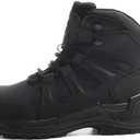 OUXX Men's Waterproof Composite Toe Work Boots, 6 Inch Safety Boot, Slip-Resistant Outsole, Metal Free, ASTM F2413-18 Rated, (OX4603) (Brown)