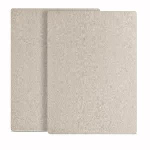 ILOFRI Leather Repair Patch 8x11 inch 2 Pcs, Durable Self Adhesive Vinyl and Leather Repair Kit for Couch, Car Seats, Boat Seat, Furniture, Upholstery, Auto Interior, Sofa, Chair - Ivory
