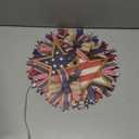 Patriotic Wreath for Front Door, 250th Anniversary Patriotic Wreath,Red White and Blue, 4th of July Independence Day Outdoor Decoration