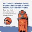 Yaktrax Run Traction Cleats for Running on Snow and Ice