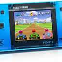 Handheld Game for Kids -Preloaded 220 Retro Video Games, Portable Gaming Player with Rechargeable Battery 3.0" LCD Screen, Mini Arcade Electronic Toy Gifts for Boys Girls (Blue)
