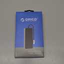 ORICO USB-C Hub with M.2 SSD Enclosure, 8-in-1 USB C Docking Station Fits M.2 NVMe/SATA SSD, 10Gbps, 4K@60Hz HDMI, 100W PD, Ethernet - OM28PR