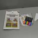 Hula Home Stained Glass Mandala Art Kit - DIY Window Clings with Markers, 10 Suncatchers - Perfect Hobby for Adults, Kids, Teens & Seniors - Ideal Gift for Beginners, Women & Elderly