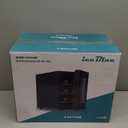 Iceblu Fridge, Digital Temperature Control White & Red 6 Bottle Cooler with Rack, Champagne Cooler Refrigerator for Bar, Home,Kitchen,Gift (Black)