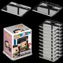 Wall Display Shelves for Funko Pop Anime Figure, Display Ledges with Glow in The Dark Strips, Collector Shelves for Action Figures Game Room, Mini Collectibles Shelves Holds up to 2 lb (12 pack clear)