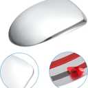 ACROPIX Car Exterior Mirror Cover Cap Overlay Fit for Chevrolet Silverado Suburban for GMC Sierra Yukon - Pack of 2 Chrome Plated
