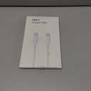 iPhone 15 Fast Cable,6ft Fast Charging Cable USB C to USB C Charging Cable 6ft 100W,Type C to Type C Fast Charger Cord Compatible for iPhone 15/15 Pro/15 Plus/15 Pro Max/Samsung/iPad/MacBook (White)