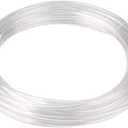 Quickun Pneumatic Tubing 4mm x 2.5mm PU Polyurethane Tube Air Hose Line for Air Compressor Fitting or Fluid Transfer (Clear 32.8ft/10Meters)