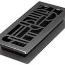 Decor Grates ADH410-GM Art Deco Floor Register, 4x10 Inches, Gun Metal, 1 Pack