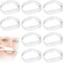 Nasal Bandage 10 PCS Elastic Nose Bandages Nose Surgery Elastic Bandage Dressing Holder Septoplasty Recovery Bandage for Nose Post Surgical Procedures