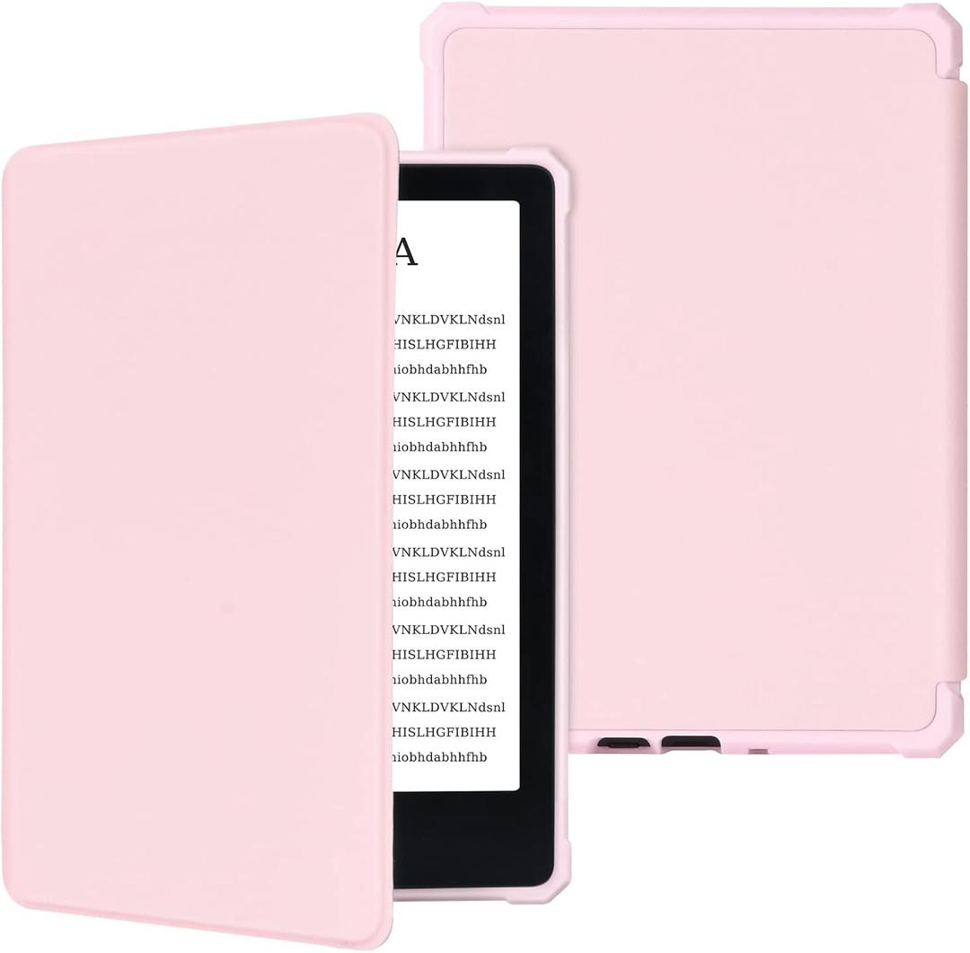 COO Case for 6.8 Kindle Paperwhite Premium Lightweight PU Leather Book Cover with Auto Wake/Sleep for Kindle Paperwhite 11th Generation 6.8" 2021 Released (Pink)
