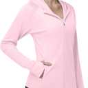 isnowood Women's UV Sun Protection Hoodie Jacket, Long Sleeve UPF 50+ Lightweight Zip Up Shirts for Hiking Outdoor, X-Large