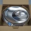 ORSDA Cat Water Fountain Stainless Steel, 2L Pet Fountain for Cats Inside, Dog Water Dispenser, Automatic Cat Drinking Fountains with 6 Replacement Filters for Cats, Small Dogs