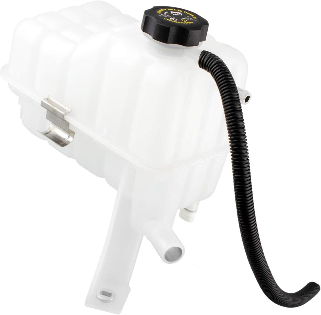 BOXI Coolant Reservoir Bottle Tank With Cap & Sensor For Cadillac Escalade / for Chevy Avalanche/ Chevy Pickup/ Silverado/ Suburban/ Tahoe / for GMC Sierra/ Yukon/ Yukon XL | 15808716 15075118