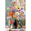 Floral Bouquet 500 Piece Jigsaw Puzzle for Adults Colorful Wildflowers & Vases Puzzle - Premium Art Puzzle for Adults, Family or Seniors - 15"x23" Challenging Puzzle with Poster