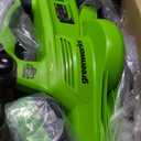 Greenworks 48V (24V x 2) Cordless Brushless Leaf Blower/Vacuum (520 CFM / 240 MPH) with Bag, Powerful & Efficient for Yard Debris Cleanup, Includes (2) 4.0Ah Battery & Dual Port Charger