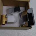 Single-Function Shower Handle Valve Trim Kit, Herdely Square Valves Wall Mount Brass Faucet Shower Rough-in Valve Bathroom Trim Kit Single Handle Tub Shower Valves Male Thread, Chrome