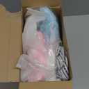 Wavwavw 48 Pcs Easter Gender Reveal Party Supplies Blue and Pink Bunny Ears Headbands Team Button Pins Bunny Party Favors Gender Reveal Ideas Games Supplies