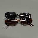 Pairs Women's Vintage Small Oval Frame Sunglasses - UV Protection Retro Glasses for Outdoor