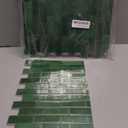 Thick Green Peel and Stick Tile Backsplash 12"x12" Self Adhesive Wall Marble Tiles for Kitchen (10-Sheet)
