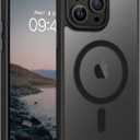 BENTOBEN for iPhone 14 Pro Max Phone Case,iPhone 14 Pro Max Magnetic Case [Compatible with MagSafe] Translucent Matte Shockproof Women Men Girl Protective Case Cover for iPhone 14 Pro Max 6.7",Black