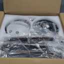 Fanbulous 52" Ceiling Fans with Lights and Remote Control,Modern Flush Mount Ceiling Fan with 3 CCT,Low Profile Ceiling Fans with 6-Speeds Reversible DC Motor for Patio Living Room Bedroom(Walnut)