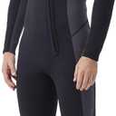 Hevto Wetsuits Men 3/2mm Neoprene Front Zip Shorty Full Wet Suit in Cold Water for Swimming Surfing Diving Keep Warm