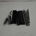 Kitsure Shoe Rack - Non-Woven Shoe Rack Shelf, Shoe Organizer for Closet, Entryway, Garage & Corridor, Stackable Shoe Shelves, 27.5" Wide - 3 Tier, Black