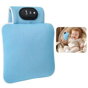Balnore Baby Crib Vibrating Soother with 3 Adjustable Modes & 4 Level Timer,Providing Gentle Vibration for Newborns,Perfect for Cribs/Strollers/Travel,Made of Durable Materials,Easy to Clean