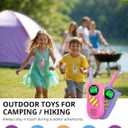 Inspireyes Walkie Talkies for Kids, Rechargeable Long Range 2 Pack, Kids Toys for Boys Girls Ages 3-12, 2 Way Radio Toy, Outdoor Adventure Toys, Camping Hiking Gear, Birthday Gifts for Kids