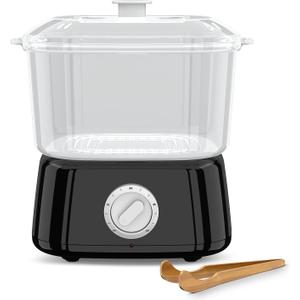 Hot Towel Warmer, Rapid Heating Towel Steamer for Facials can Hold 12 Mini Wet Towels, Portable Mini Towel Warmer for Bathroom,Spa and Salon. (Black)