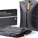Relime Classic Series Vacuum Extra Bags for Travel Luggage(2 PC No Pump), Compression Bags for Carry On Suitcases and Backpack, Vacuum Seal Packing cube for Cloth Packing