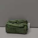 EMEMA Pack of 2 Velvet Throw Pillow Covers Decorative Square Pillowcase Soft Solid Cushion Case for Sofa Bedroom Chair Car 18x18 Inch Moss Green